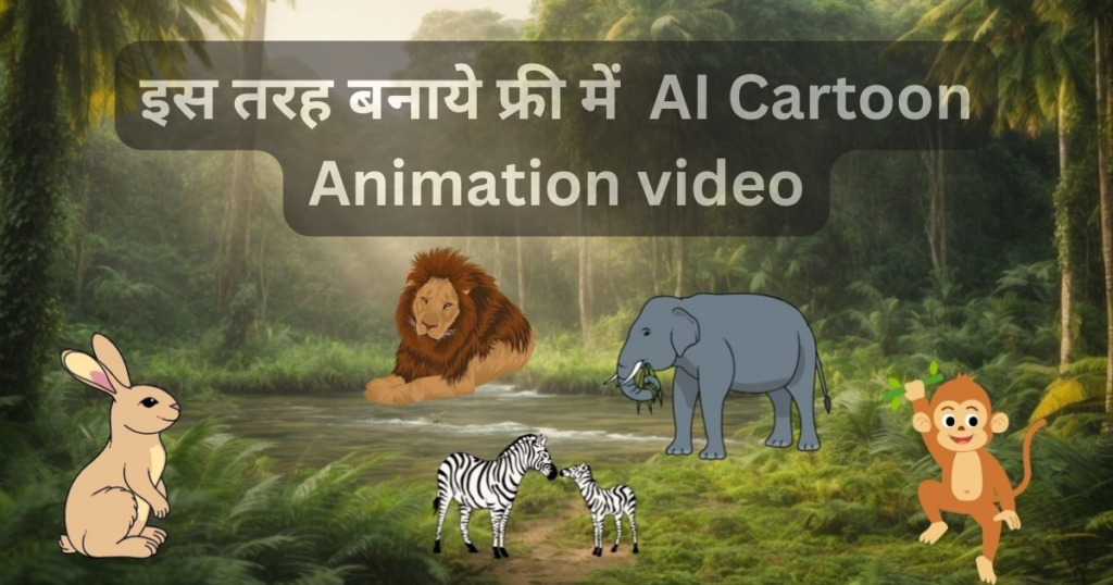 AI Cartoon Animation video kaise Banaye:बच्चों को लिए फ्री में कार्टून एनीमेशन वीडियो बनाये